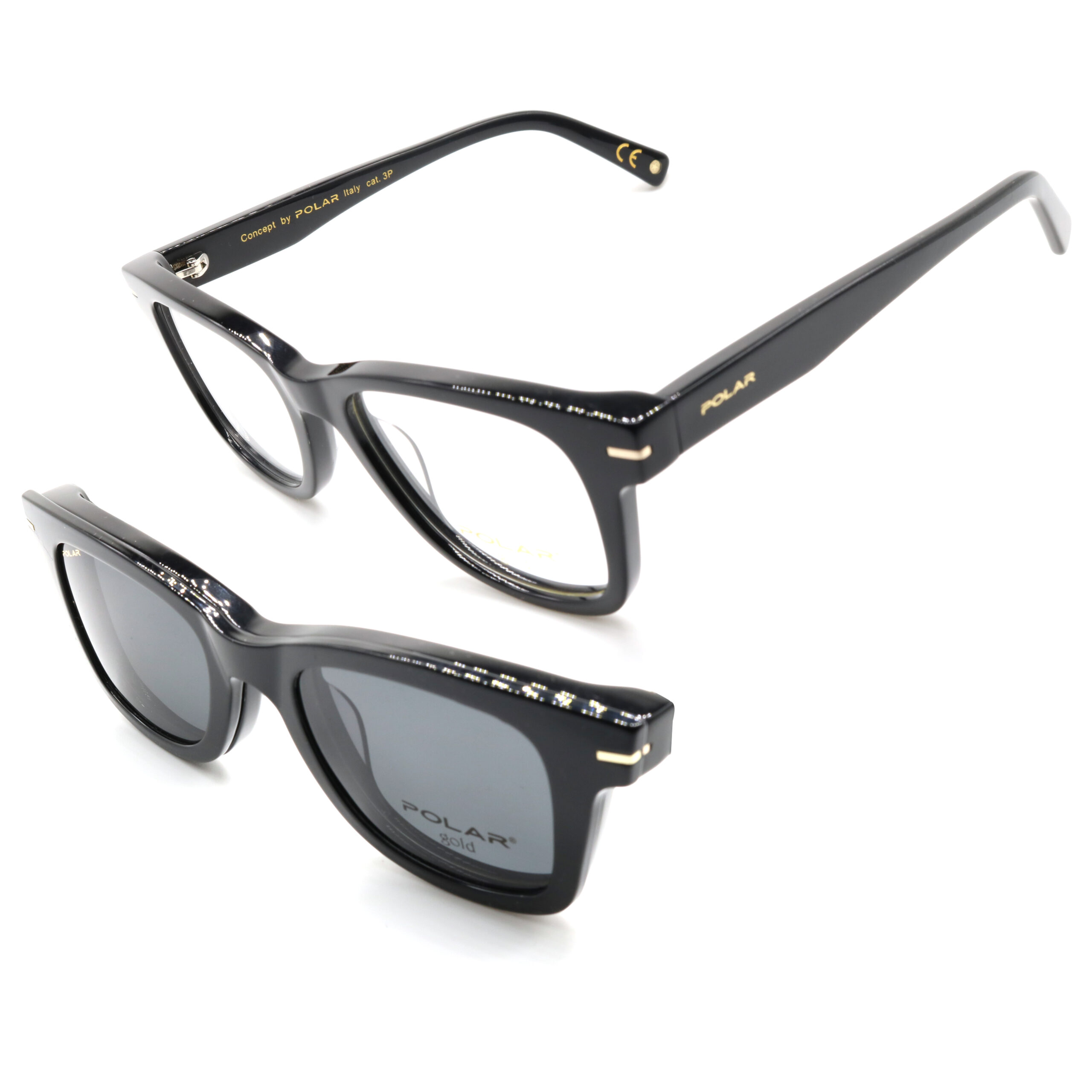Polar Eyewear GOLD C 54 CLIP-ON 77