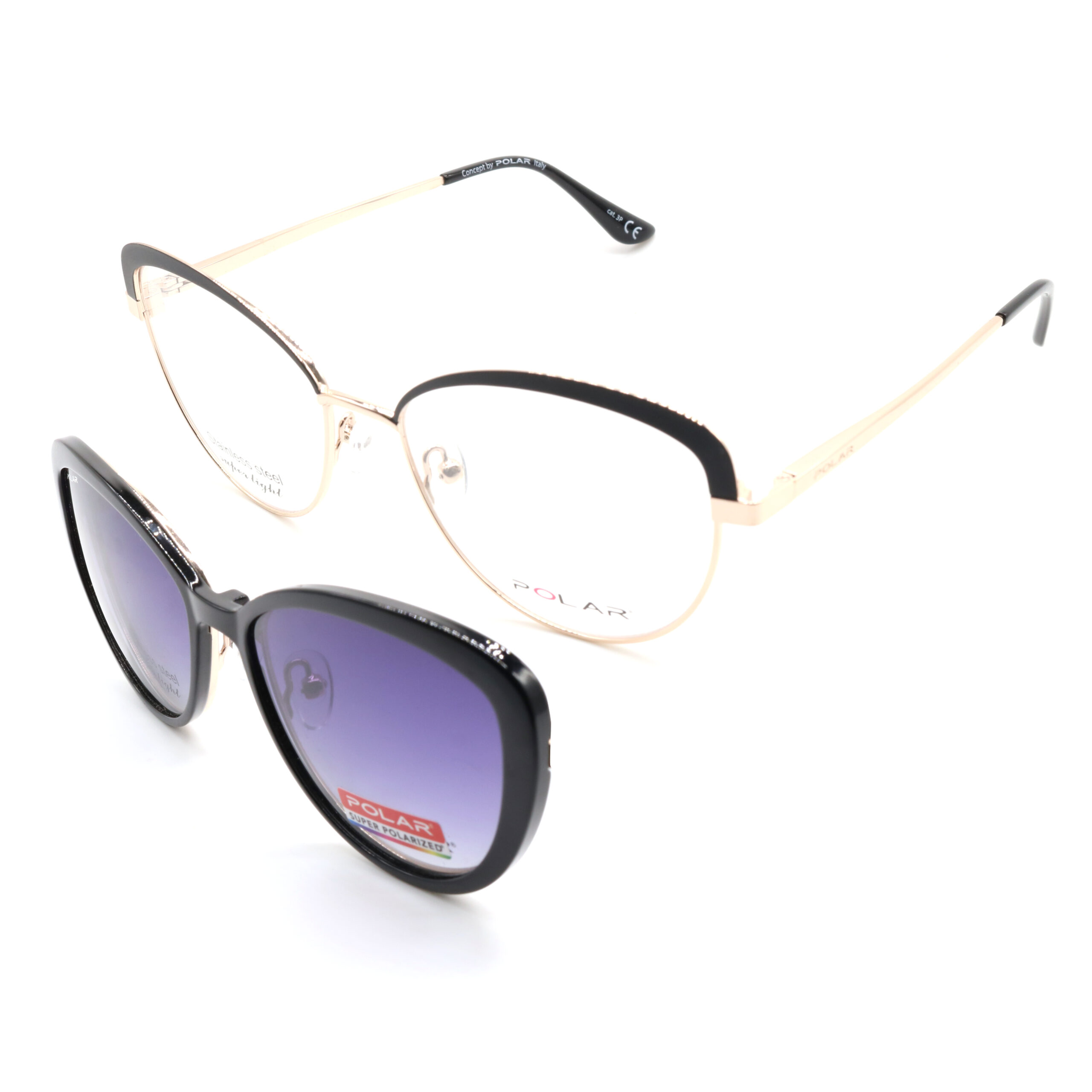 Polar Eyewear 518 CLIP-ON 78