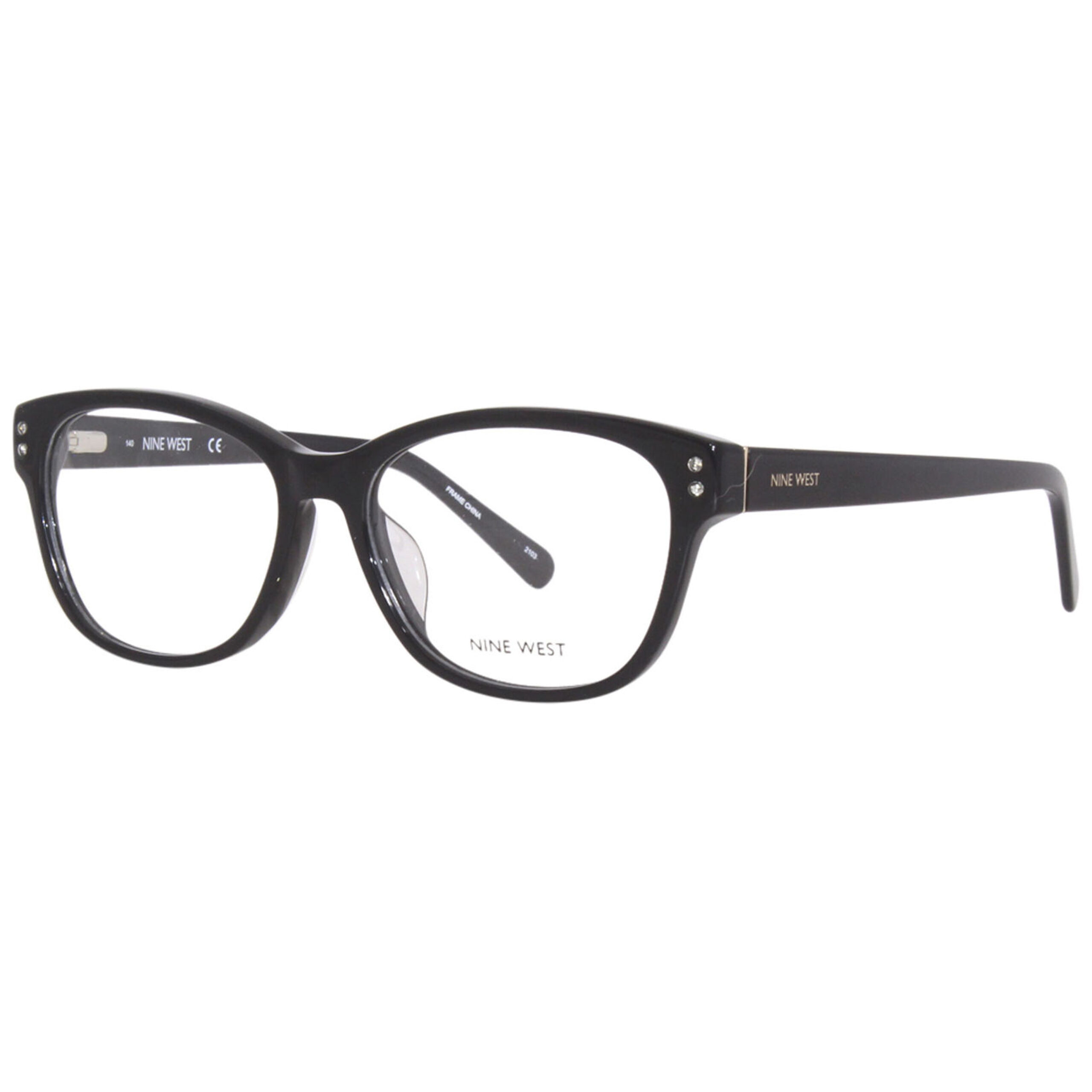 Nine West Eyeglasses NW5192X 001 55X16X0 BLACK / Clear demo lens - Image 3