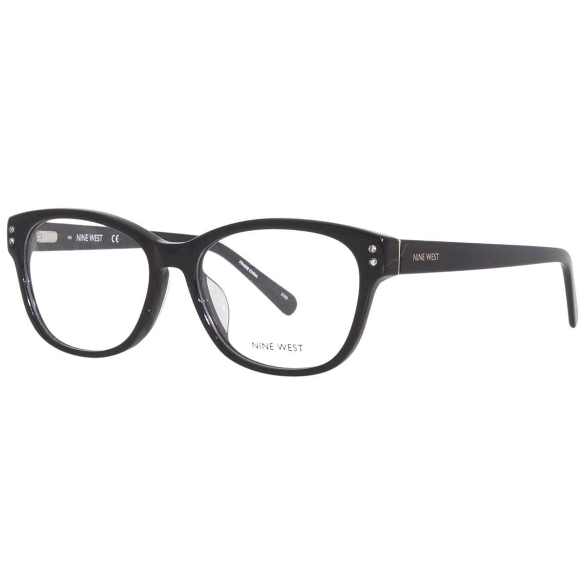 Nine West Eyeglasses NW5192X 001 55X16X0 BLACK / Clear demo lens